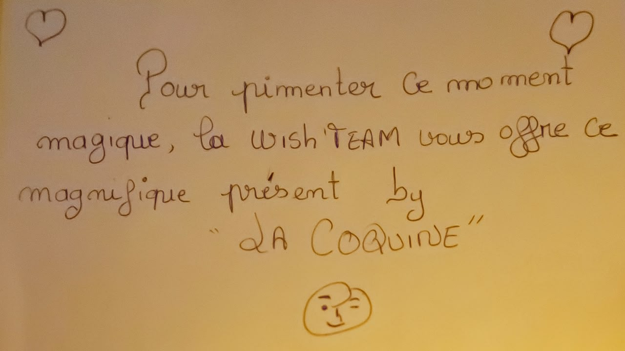 Mot doux Wish'Team — présent by La Coquine